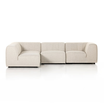 Canapé modulaire d'extérieur 4 pièces Nedra