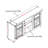 Modern Farmhouse TV Stand With Barn Doors, Dual Storage, And Cable Management For Versatile Home Use.-67702577-68588598
