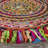 Whimsical Hand-braided Natural Fiber Jute Round Indoor Area Rug with Fringe-1564734169