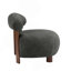 Fauteuil d'appoint moderne en tissu Boucle-133996858