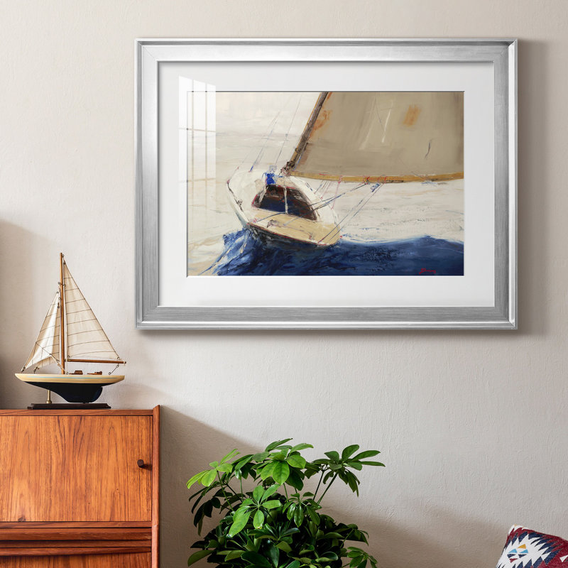 Une seule main - Reproduction de cadre photo sur papier, H 22,5 po x l 30,5 po x P 1,5 po, Encadrement argenté