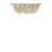 Madison Park Elena Champagne Faux Silk Waterfall Embellished Tassel Trim Single 38x46" Window Valance-1373194078