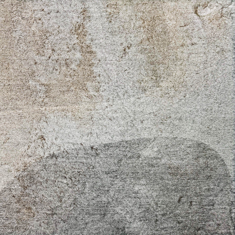 Premium Machine Washable Dream Shag ADS547 Abstract Rug, Gray, 9' x 12'