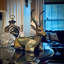 Bronze Deer Trinket Bowl Sculpture