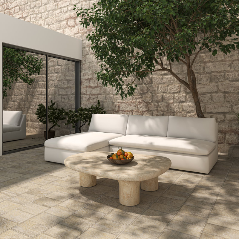 Wilkie Outdoor Modular 2 Piece, White