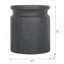 Black Wooden Cylinder Side Table