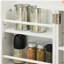 Armoire de cuisine avec 5 tablettes HOMcom et 12 étagères à épices