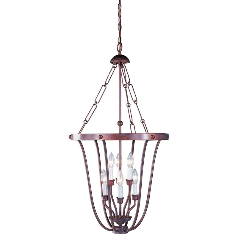 Luminaire suspendu 6 lumières Anassi, Roche des Prairies, 6