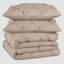 Microfiber Solid Colour Duvet Cover Set with Pillowcases Included-123168351-123168352
