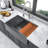 33" X 22" X 10"  Farmhouse Sink Workstation - 33 Inch Kitchen Sink  Stainless Steel 16 Gauge Apron Front Kitchen Sink