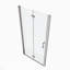 Porte de douche pivotante universelle à ajustement de 1 3/8 po, avec finition en verre trempé de 1/4 po 3072-111950471