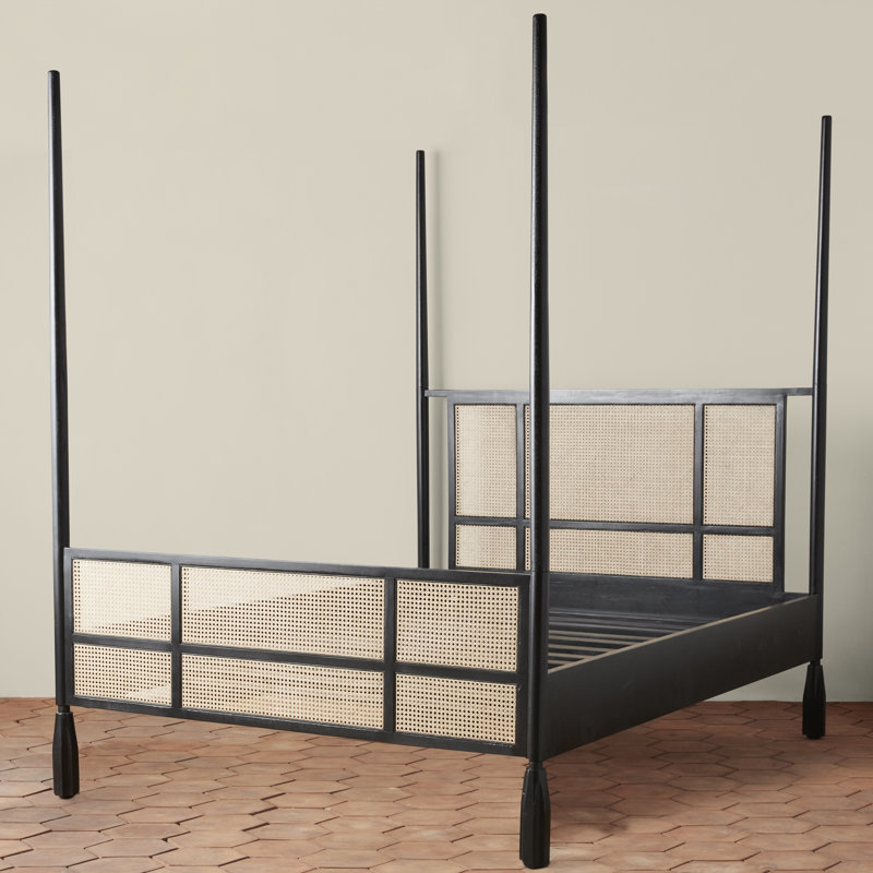 Stockholm Solid Wood Bed, Queen