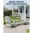 Folding Adirondack Chair Set of 2, with Cup Holder and Side Table-672654185