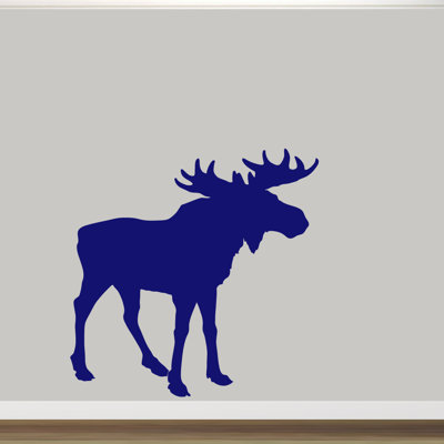 Décalcomanie murale silhouette orignal