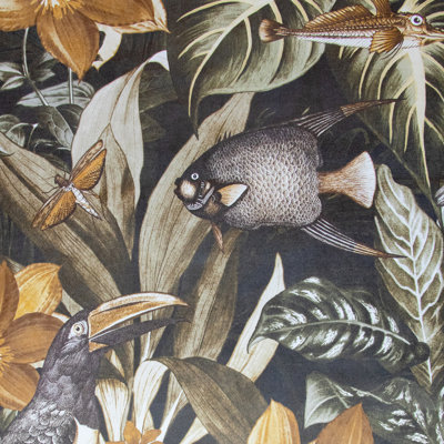 Rouleau de papier peint à motif floral de L 27,8 pi x l 27,5 po Tropical Collection Palau