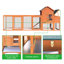 Grand poulailler en bois 122 ＂-1352125759