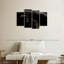 «Comfortable Black Panther», reproduction d'art sur toile-366661825