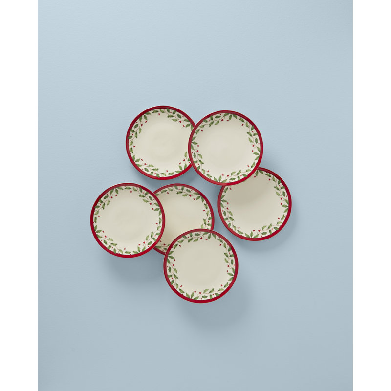 Lenox Holiday 6-Piece Accent Plate Set