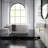 Monaco 16.5" Round Console Sink, White Basin-100946675