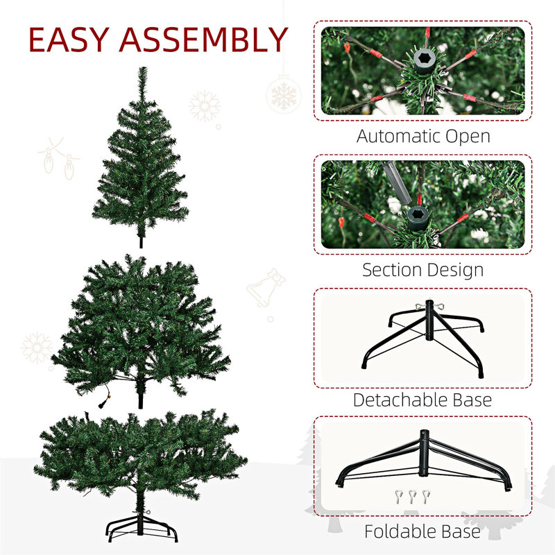 Sapin de Noël artificiel haute 6 pi
