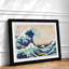 The Great Wave off Kanagawa by Katsushika Hokusai - Framed Print-48343697-48343699