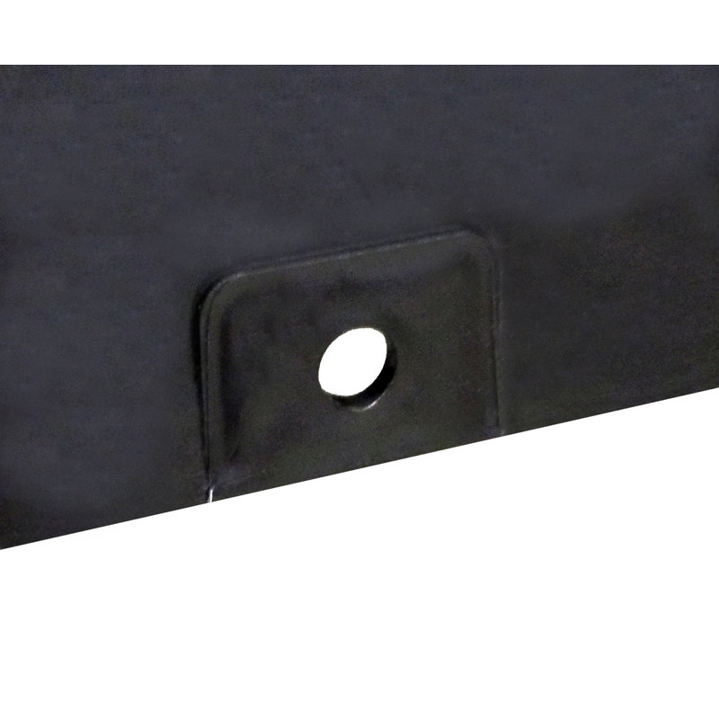 Étagères de rangement emboîtables Oskar à 5 niveaux, en plastique, 91,4 x 45,7 x 188 cm, noires, Noir