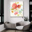  «Full Bloom 4» par Danhui Nai, art mural en verre acrylique, 36 po x 36 po