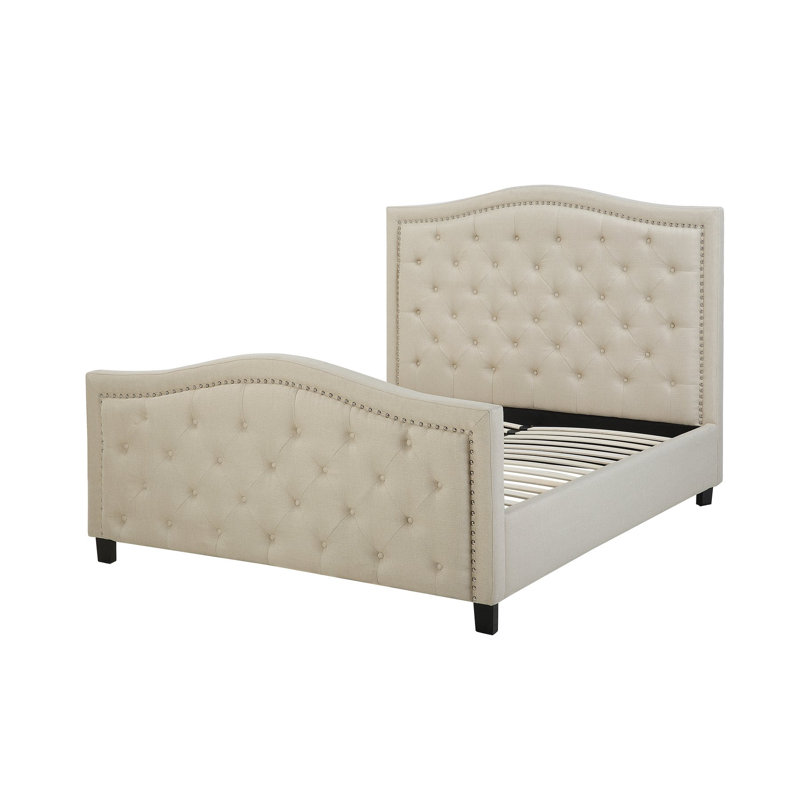 Tulelake Upholstered Bed, European Kingsize (160 x 200 cm)
