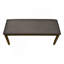 Banc, rectangulaire, rembourré, bois, salle à manger, cuisine, entrée, bois massif brun