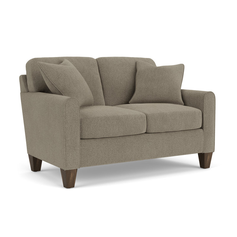 Causeuse Cornesia, 100% polyester colombe