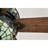 Inio 5-blade Lighted Ceiling Fan 2-tier Tiffany Style Glass