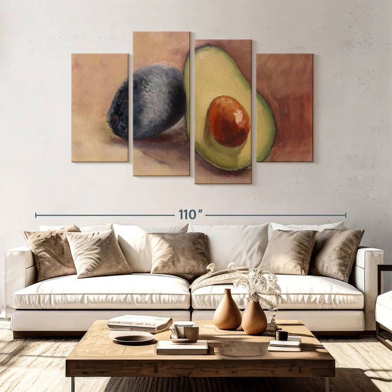Avocado, 54" H x 84" W