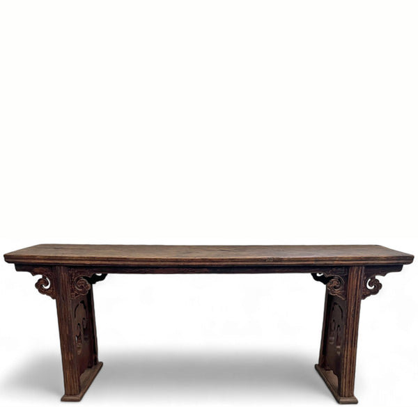 77.55905511811024'' Solid Wood Console Table