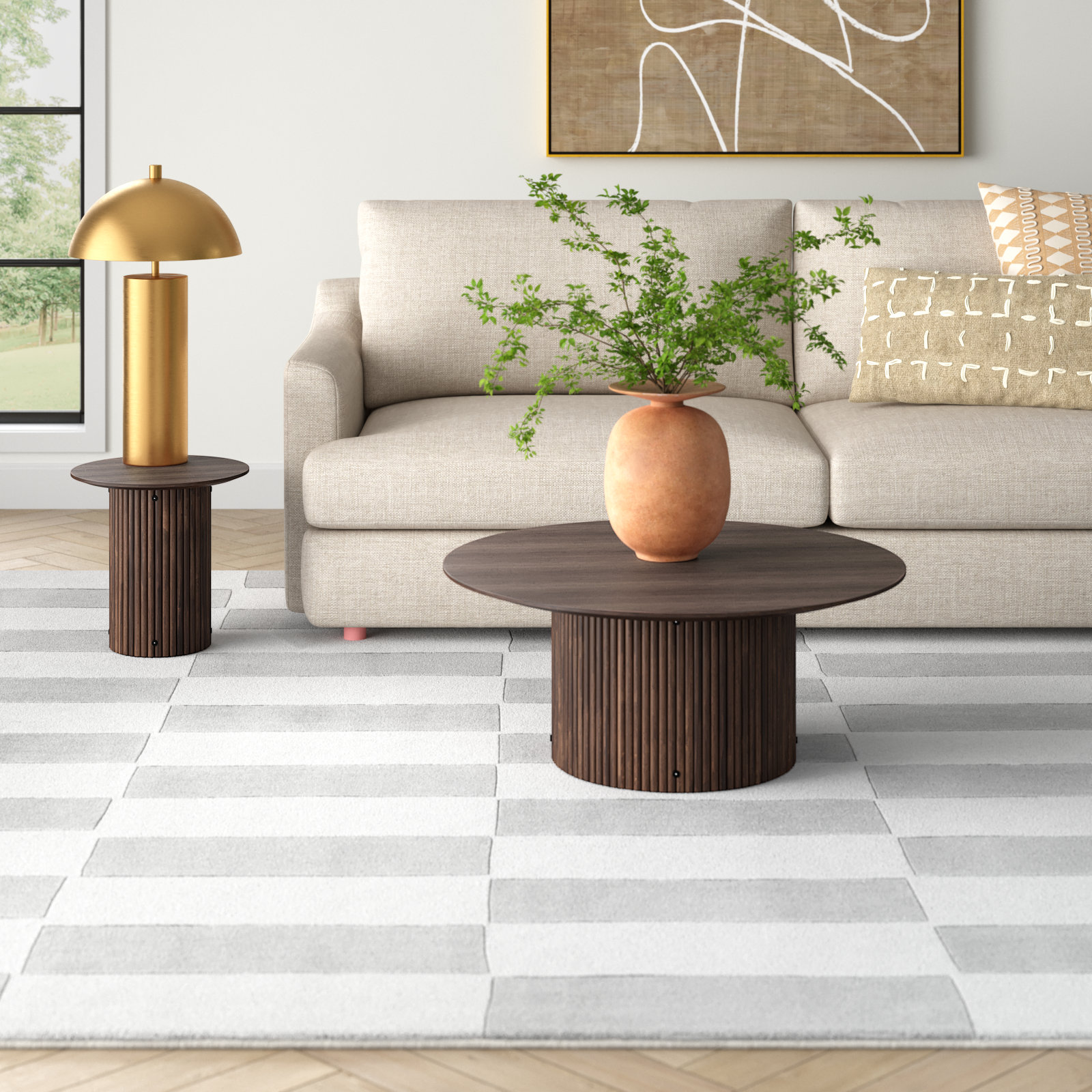 2 - Piece Living Room Table Set