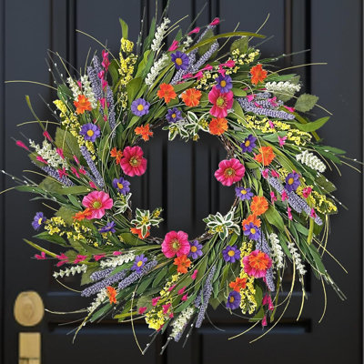 Artificial Spring Summer Wreath