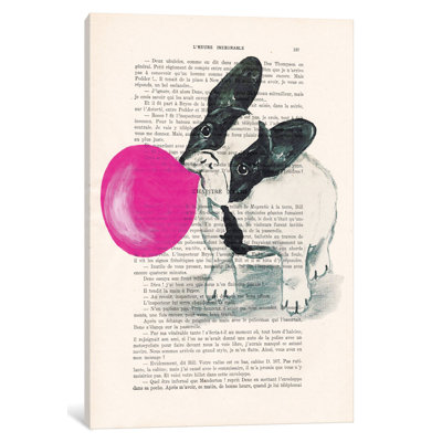 " French Bulldog With Bubblegum " by Coco De Paris