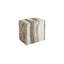 Onyx Polished Stool in Natural/Ivory/Black