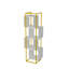 Agda 160cm H 38cm W Geometric Bookcase-1526832654