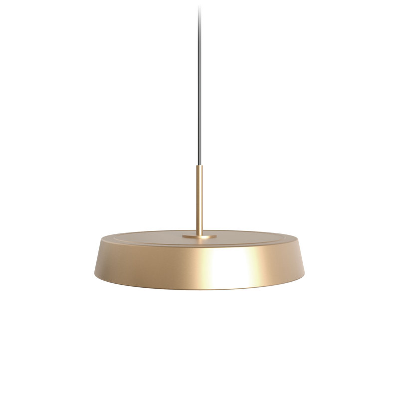 Cenk 1 - Light LED Single Pendant, 5cm H x 30cm W x 30cm D, Brass