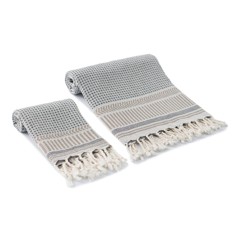 Ensemble de serviettes Kilim en coton turc