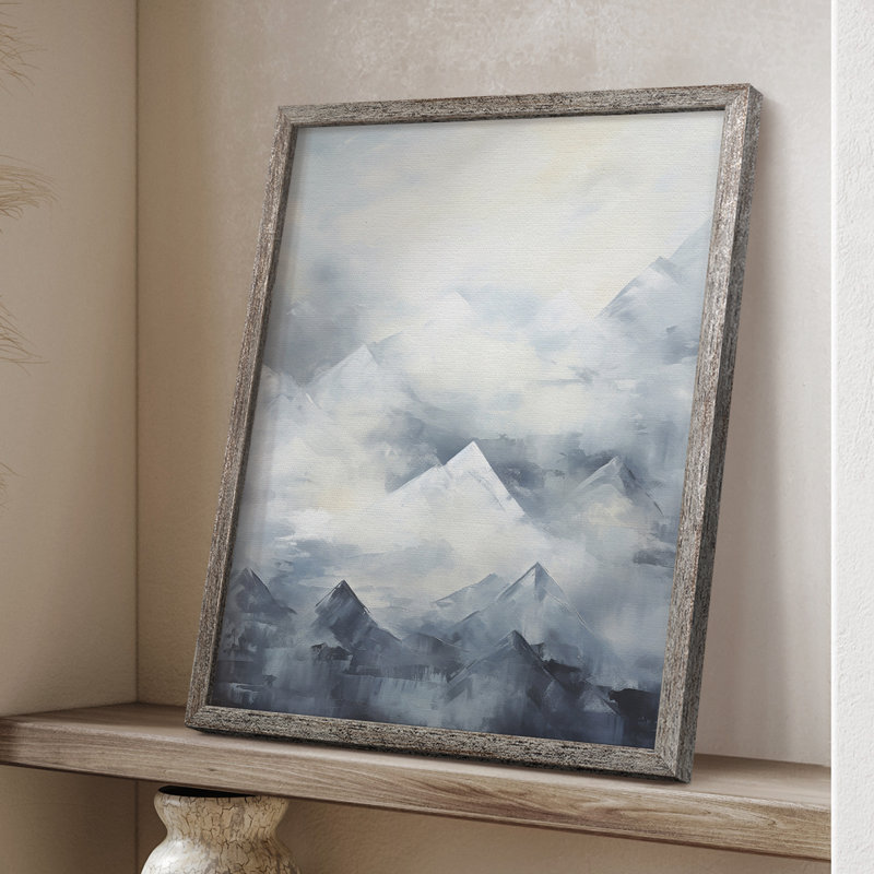 «LANDSCAPES Series CCXXXIV», reproduction encadrée - bois massif, H 11 po x l 9 po