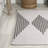 Vinales Diamond Stripe Light Gray/Black Indoor/Outdoor Rug-69807795