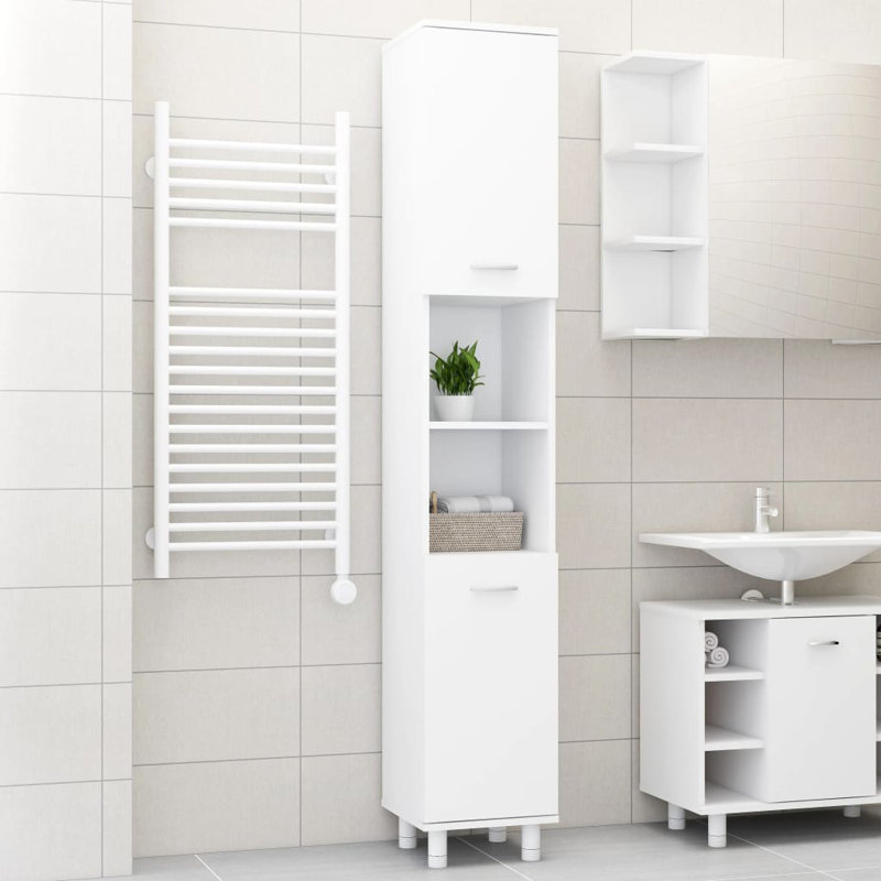 Avrey Linen Cabinet, White