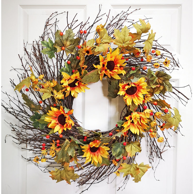 Couronne de tournesol 26 po