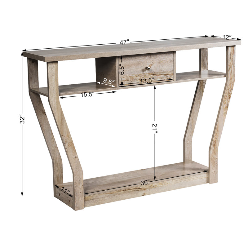 120cm Console Table, Grey