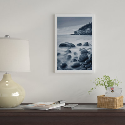 «Acadia Coast, with Border», reproduction de photo sur toile