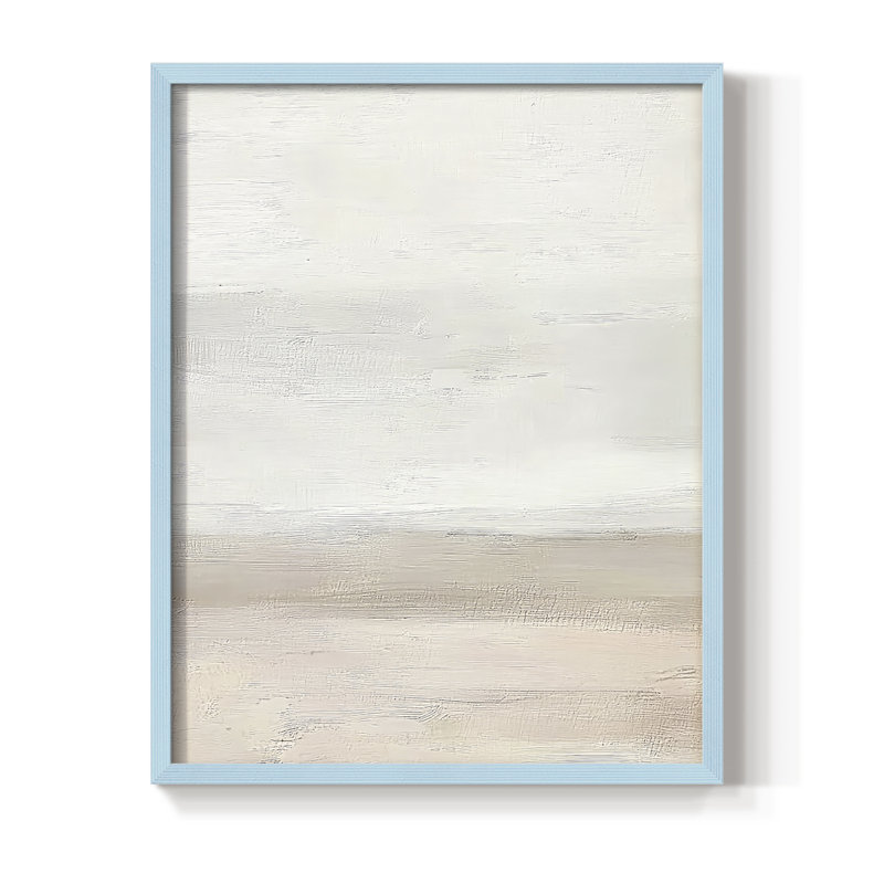Abstract CDXCVIII Framed Print - Ready To Hang , Blue, 29" H x 23" W