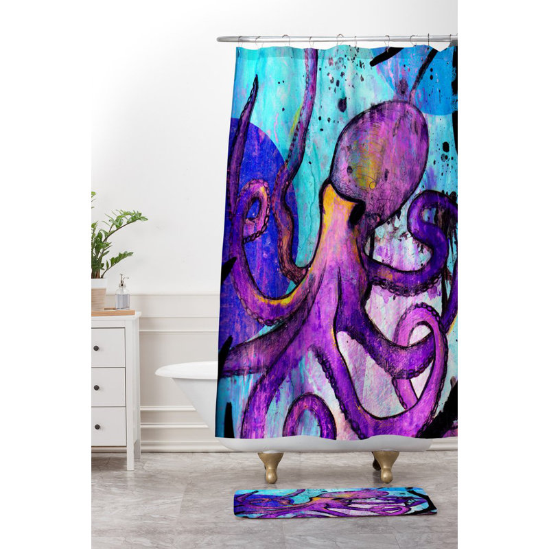 Tapis de bain octopus