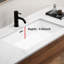 Évier de cuisine et de salle de bain blanc encastré 28 po, à cuve simple, profond et spacieux, facile à installer pour une salle de bain, aspect moderne