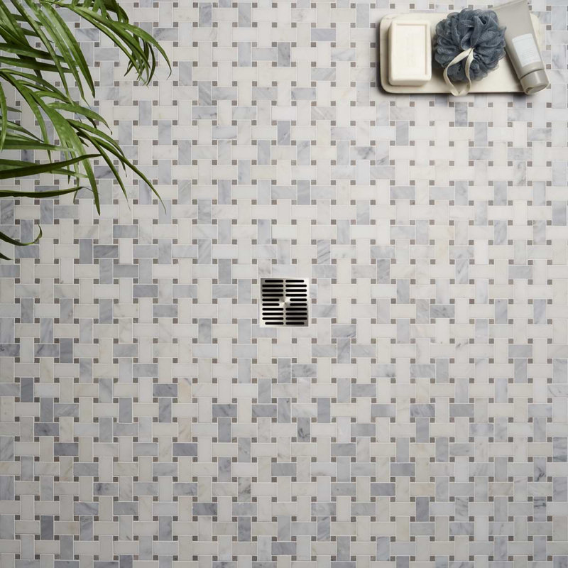 Twine Asian Statuary Honed Marble Tile